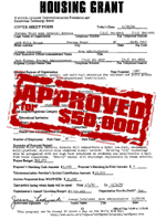 Approved Housing Grants Application Sample